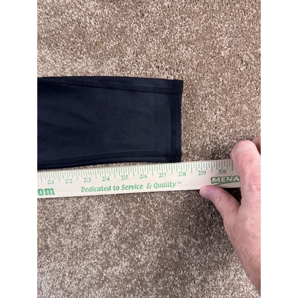 Alo Yoga Womens Black Mesh Moto Mixed Media‎ Activewear Leggings Size Small?